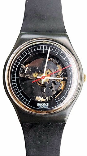 Reloj Swatch HIGH TECH 2 GA101 1984 Estándar Caballeros Raro De Colección Cuarzo Suizo - Imagen 1 de 8