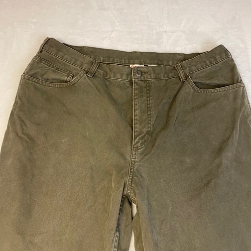 Sorel Mens Olive Green Cotton Casual Pants 38x31 Straight Leg Comfort - Picture 2 of 8