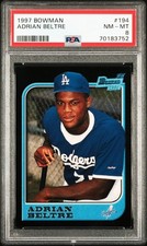 1997 Bowman Baseball Adrian Beltre #194 1st PSA 8