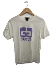 GUCCI T-shirt, White Cotton with Print, Model 175729 25411