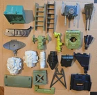 Vintage 1980s G.I. Joe Parts & Accessories Lot Hasbro Weapons Playset Pieces