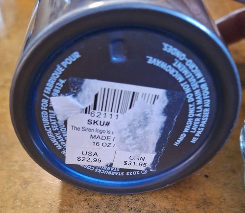 2 vasos Starbucks de acero inoxidable 16ox/24oz. con tapas. pajita inoxidable. LoteB - Imagen 10 de 10