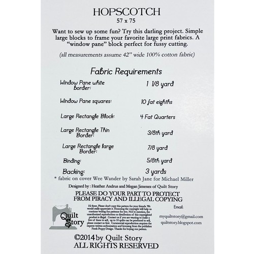 Windowpane Quilt MUSTER: Hopscotch #139 von Quilt Story, 2014 - Bild 4 von 4