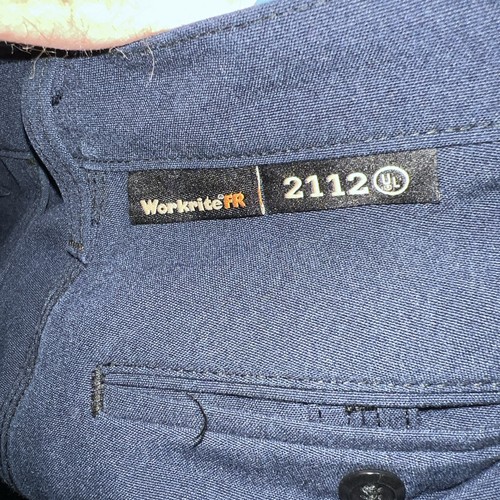 Workrite 36x28 Station Pants Fire Resistant FR 2112 Nomex ARC 7 Firefighter - Picture 5 of 6