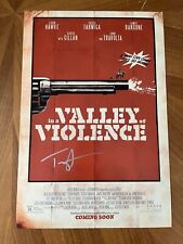 * TI WEST * signed 12x18 poster * IN A VALLEY OF VIOLENCE * DIRECTOR * 1 * TI WEST * signed 12x18 poster * IN A VALLEY OF VIOLENCE * DIRECTOR * 1
