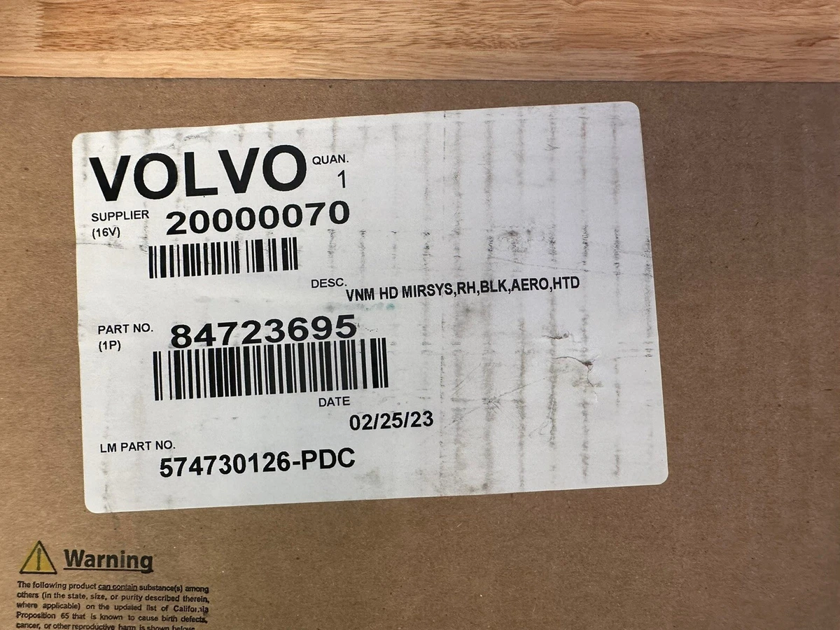 Volvo Truck 84723695 RH Hood Mirror, VNM | eBay 