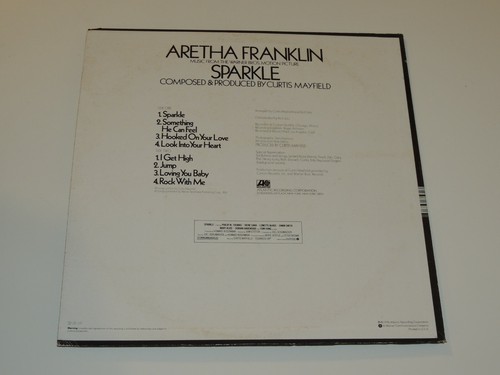 ARETHA FRANKLIN sparkle Lp RECORD ATLANTIC SD 18176 US ORIGINAL 1976 - Picture 2 of 4