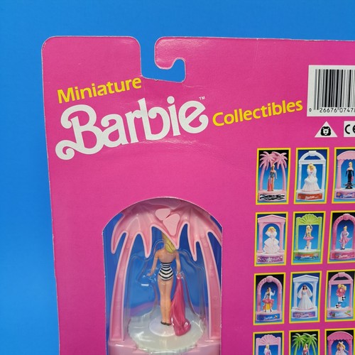 VINTAGE MATTEL 1990 BATHING BEAUTY BARBIE 1959 MINIATURE COLLECTIBLE SEALED NEW - Picture 12 of 16