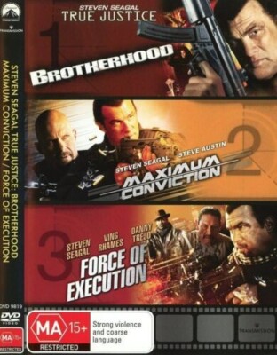 Brotherhood + Maximum Conviction + Force Of Execution DVD (Region 4) VGC t273