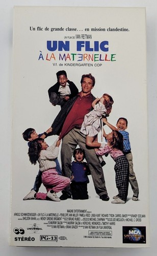 Un flic a la maternelle VHS (1990) - NTSC - French - VG (Tested)