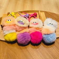Cute Cartoon Plush Doll Keychains Realistic Delicate Doll Keychain for Bag Key
