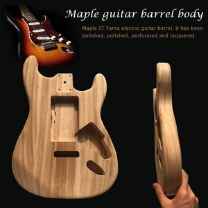 Barrel-Maple-Unfinished-Guitar-Body-For-Fender-ST-Electric-Guitar-DIY-Guitar