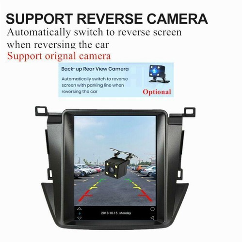 9.7" Android 10.1 Stereo Radio GPS Player Wifi For Toyota RAV4 2013-2018 Auto AC - Imagen 6 de 12