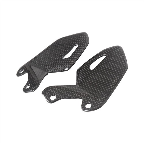 For Ducati DesertX 22+ 100% Carbon Fiber Front Heel Plates Decoration Gloss - Bild 6 von 8