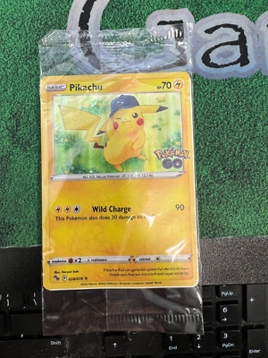 Pokemon SEALED Pikachu 028/078 Pokemon Go Holofoil Promo!!