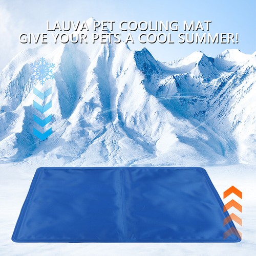 Gel Cooling Mat for Dog Cat Pet Self Cooling Pillow Summer Cool Mattress Bed Pad - Picture 3 of 24