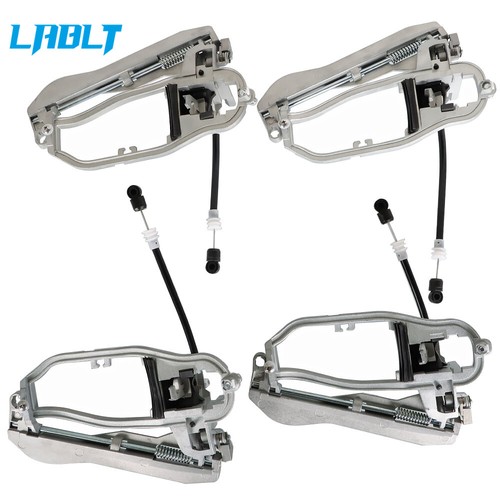 LABLT Exterior Outside Door Handle Carrier 4PCS For 2000 2001 2002-2006 BMW X5 - Picture 2 of 10