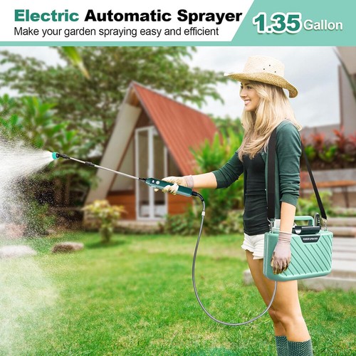 Elektro Akku Rückenspritze Drucksprüher Sprüher Düngerspritze Gartenspritze 5L - Bild 12 von 20