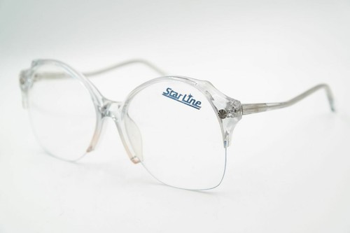 Vintage Köln Optik 511/133 58 16 140 Transparent half Rim Glasses NOS - Picture 3 of 6