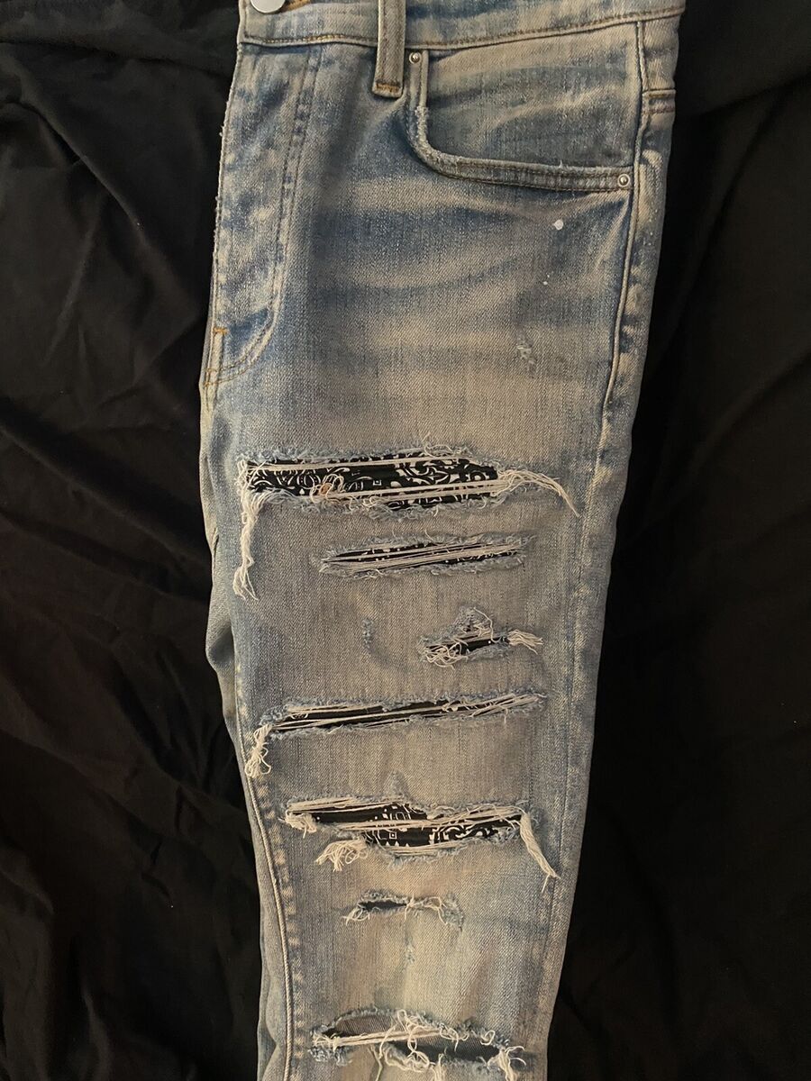amiri Mx1 bandana jeans size 29 | eBay amiri Mx1 bandana jeans size 29 | eBay