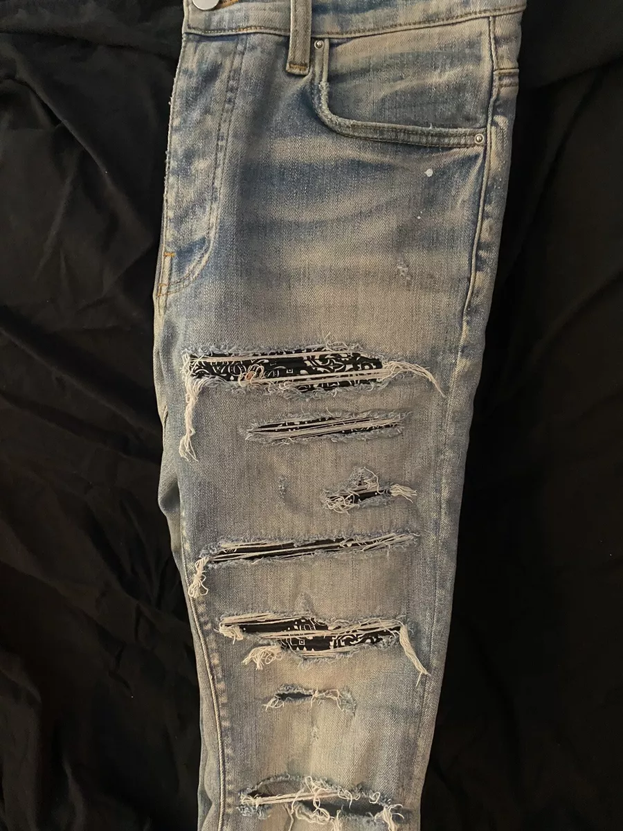 amiri Mx1 bandana jeans size 29