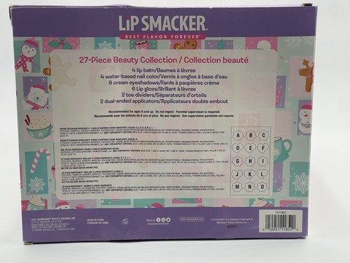 Lip Smacker Best Flavor Forever 27pc Kids Beauty Winter Collection 6 and Up - Picture 2 of 4