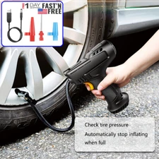 Cordless Wireless Car Air Pump Air Compressor Tire Inflator USB Rechargeable 12V