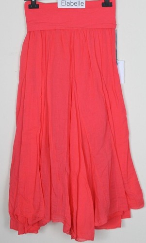 Neu Sommer Damen italienische Baumwolle A-Linie Panel Einsatz fließendes Design kurzer Rock - Bild 14 von 15