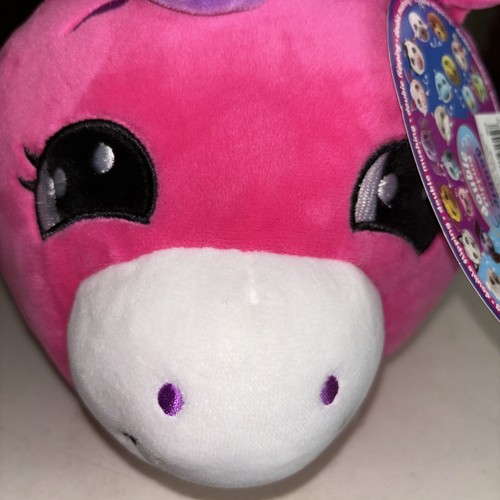 FlipaZoo Double Mushing Stuffed Zinnie the Unicorn& Bitty Bunny Animal Plush - Picture 4 of 10
