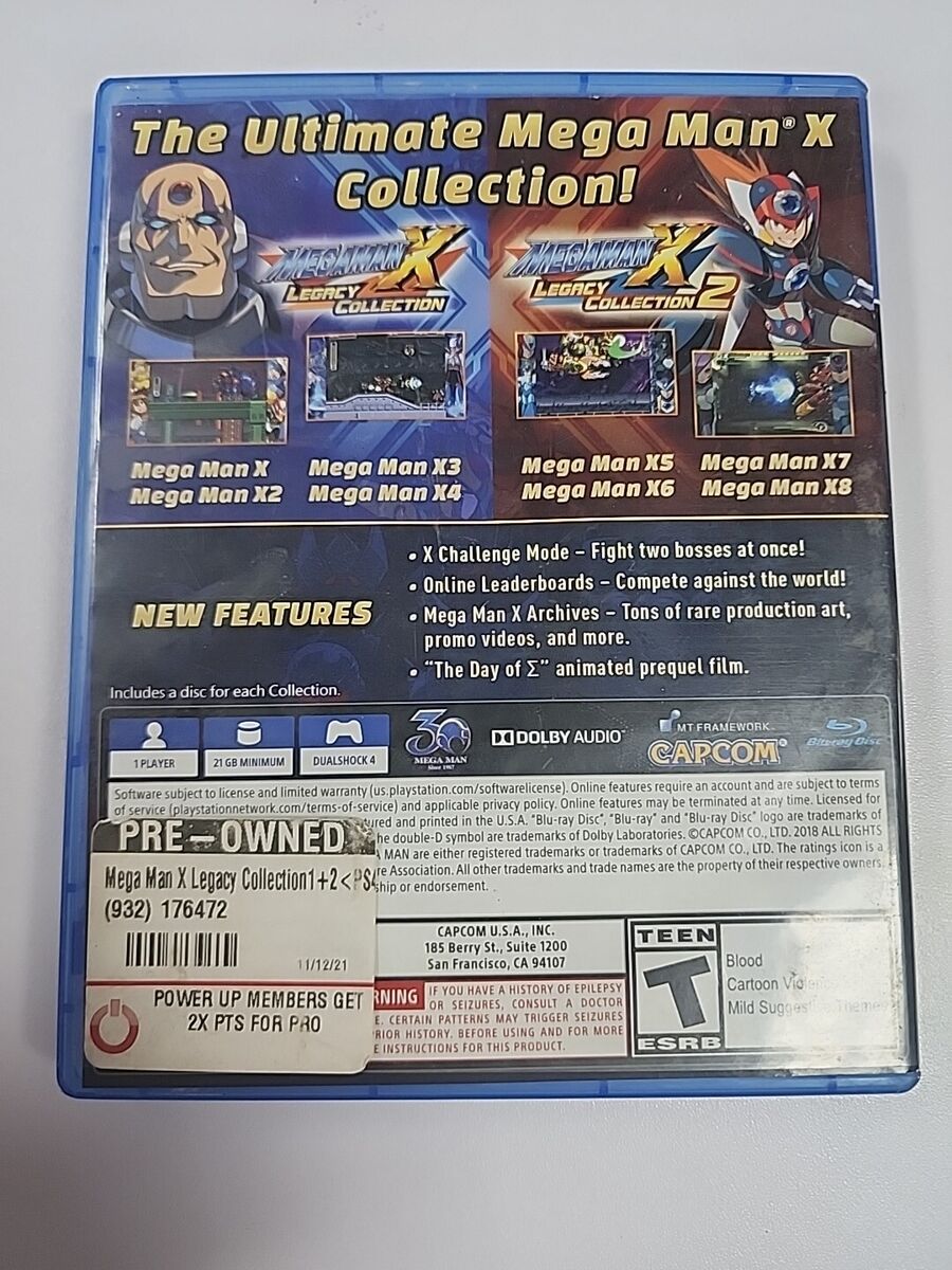 new Mega Man X: Legacy Collection 1 + 2 (Playstation 4 PS4