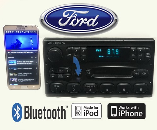 ✅95-97 Ford Explorer F150. Victoria Ranger Bluetooth Oem Cassette Premium Sound - Picture 1 of 3