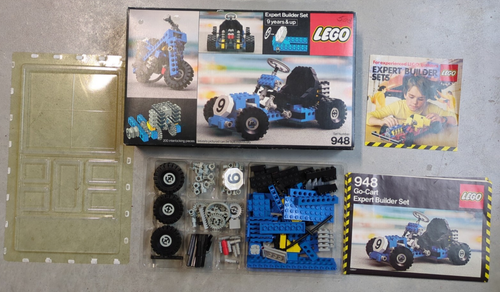 Juego de karts LEGO 948 Expert Builder de colección completo con instrucciones de caja técnica - Imagen 7 de 17