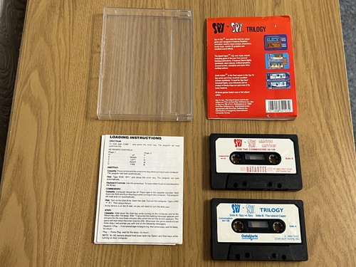 Spy Vs Spy Trilogy Commodore 64 Cassette - All Working -👽👾Retro Gift Idea👾👽 - Afbeelding 5 van 24