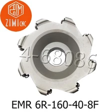EMR 6R-160-40-8F 160mm 6" round indexable face milling cutter for RPMT1204