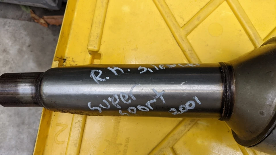 OEM  Ducati  Exhaust Pipe Muffler Slip On  57310471a . 750 Or 900 Right Side - Image 3 of 4