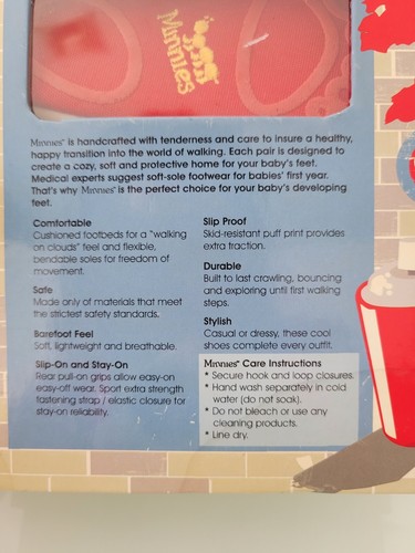 Tilson's Minnies No Step is Too Small Crawling Stag sz 3 Red Soft shoes NIB - Picture 15 of 23