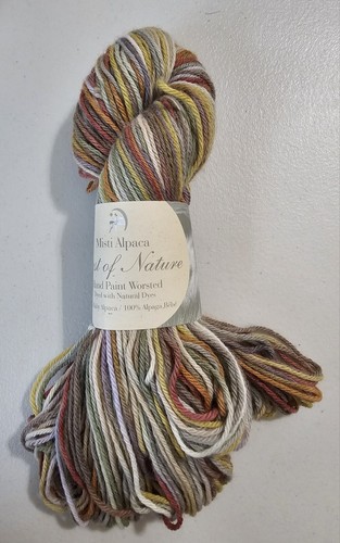 Misti Alpaca Hand Paint 100% Baby Alpaca Cumin Seed & Yosemite 3 Hanks - Picture 6 of 9