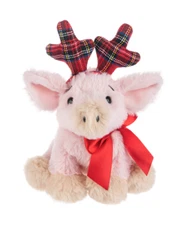 Ganz Reindeer Farm Friends Plush 6" Pig HX11840  New with Tags