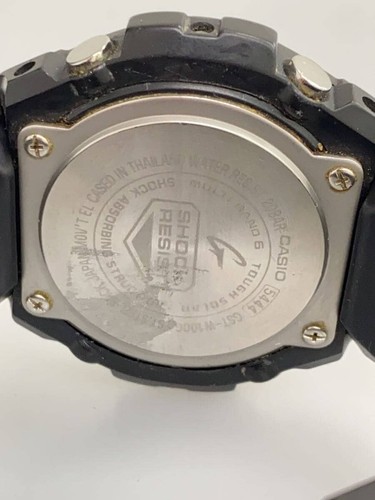 CASIO G-SHOCK GST-W100G-1BJF Black Resin Solar Digital Analog Watch - Picture 3 of 6