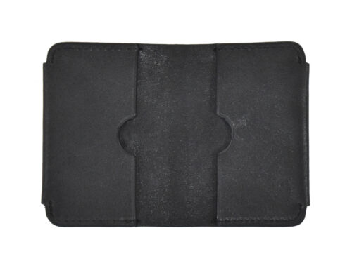 Ghurka Black Tumbled Leather Bifold Card Case Wallet No. 109 New $215 - Picture 2 of 2