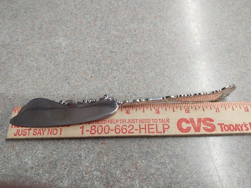 🦅 Wm Rogers ⭐️ YALE Pattern 1894 Twisted Handle Master Butter Knife Spreader - Picture 13 of 15