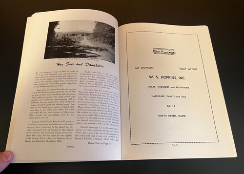 North Haven, Maine 1846-1946 centennial program from 1946 w/local advertisements - Picture 7 of 15