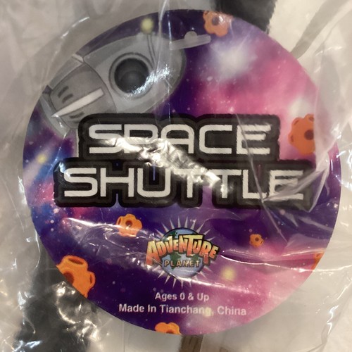 Juguete de peluche blanco transbordador espacial 14" largo planeta aventura - Imagen 10 de 10