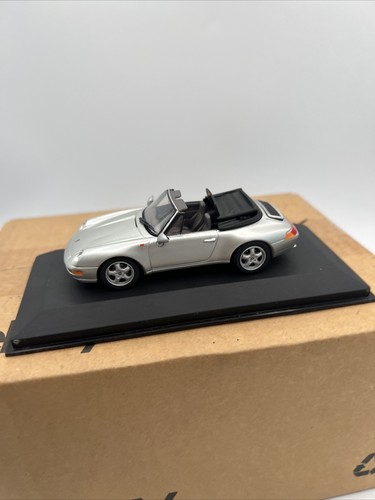MIB 1:43 Minichamps Porsche 993 Cabrio silber Diecast 430 063030 - Bild 3 von 7