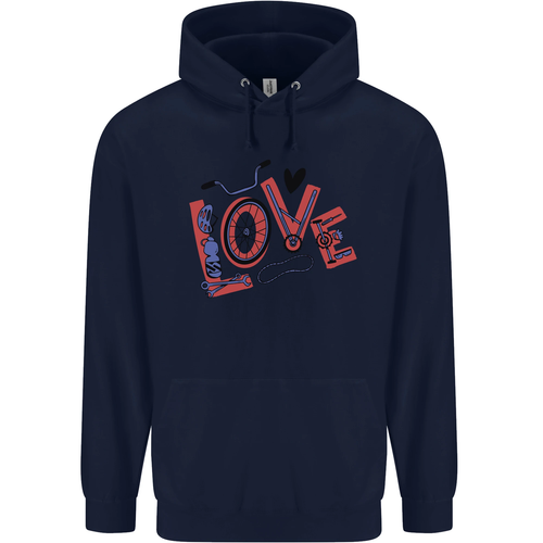 Love Cycling Funny Bicycle Bike Childrens Kids Hoodie - Picture 2 of 84