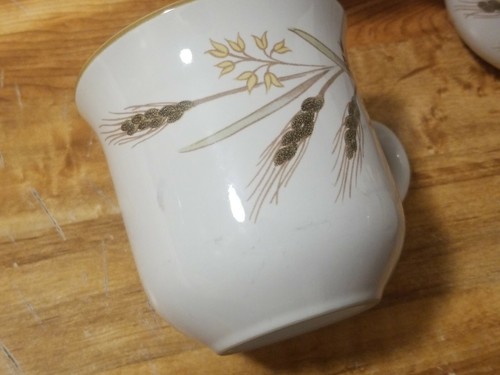 Rare Tea Cup, Hot Drink Mug, Winter Wheat 1800 made in Japan lot of 6 - Picture 4 of 6