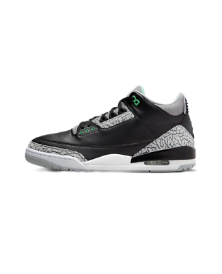Size 14 - Air Jordan 3 Retro Green Glow for sale online | eBay