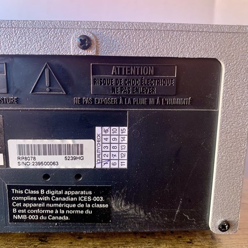 RCA 5 Disc CD Player Changer Carousel RP 8078 CD-R CD-RW Direct Access Tested - Picture 15 of 15