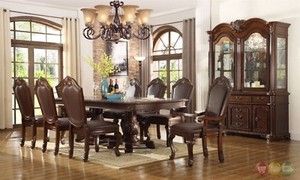 Details About Cau Traditional 9 Piece Formal Dining Room Set Table Chairs China Cabinet Details About Cau Traditional 9 Piece Formal Dining Room Set Table Chairs China Cabinet