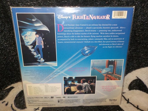 Flight of the Navigator Remastered Laserdisc LD Disney Free Ship $50 - Picture 2 of 2